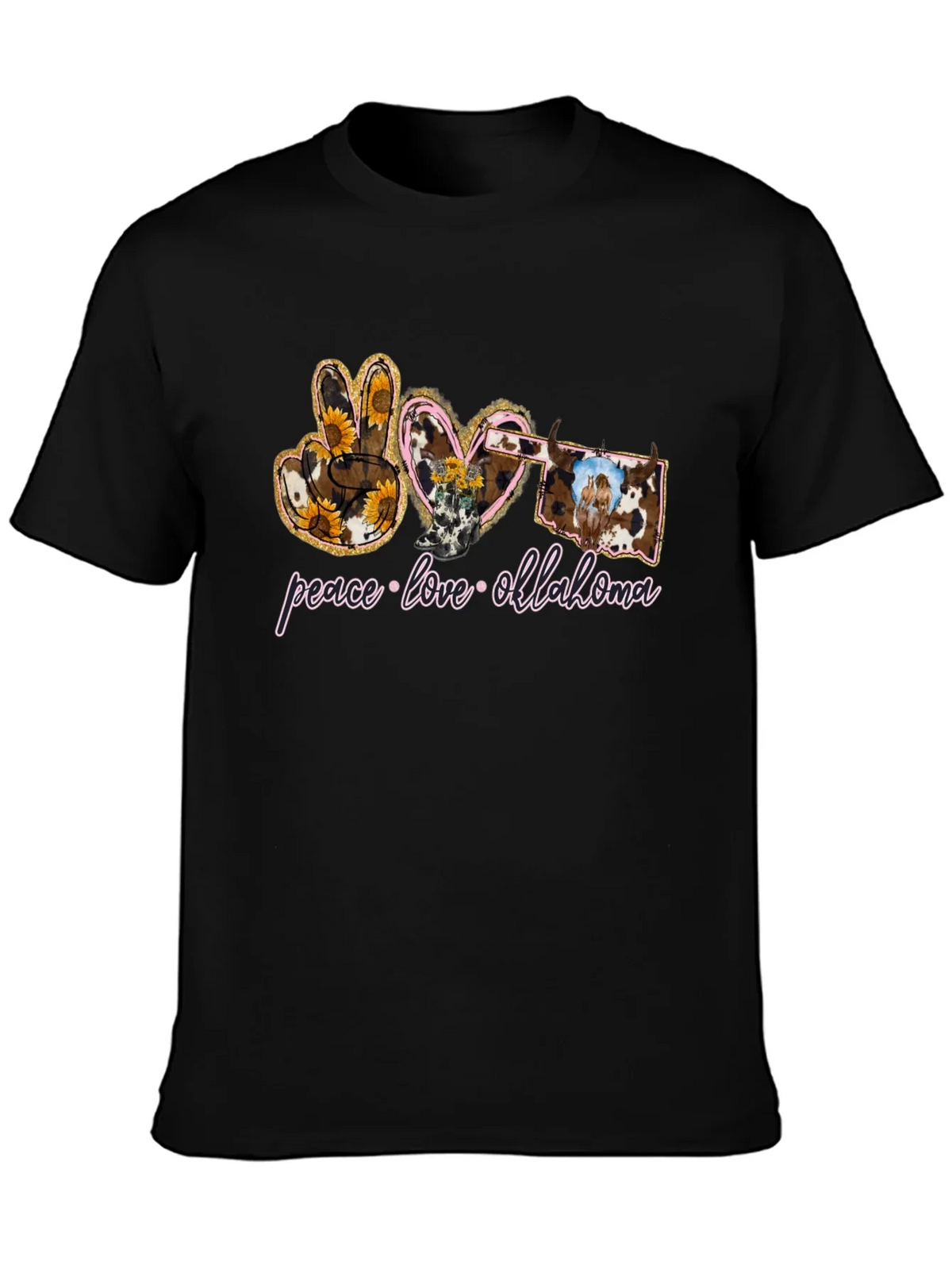 Peace Love Oklahoma T-Shirt