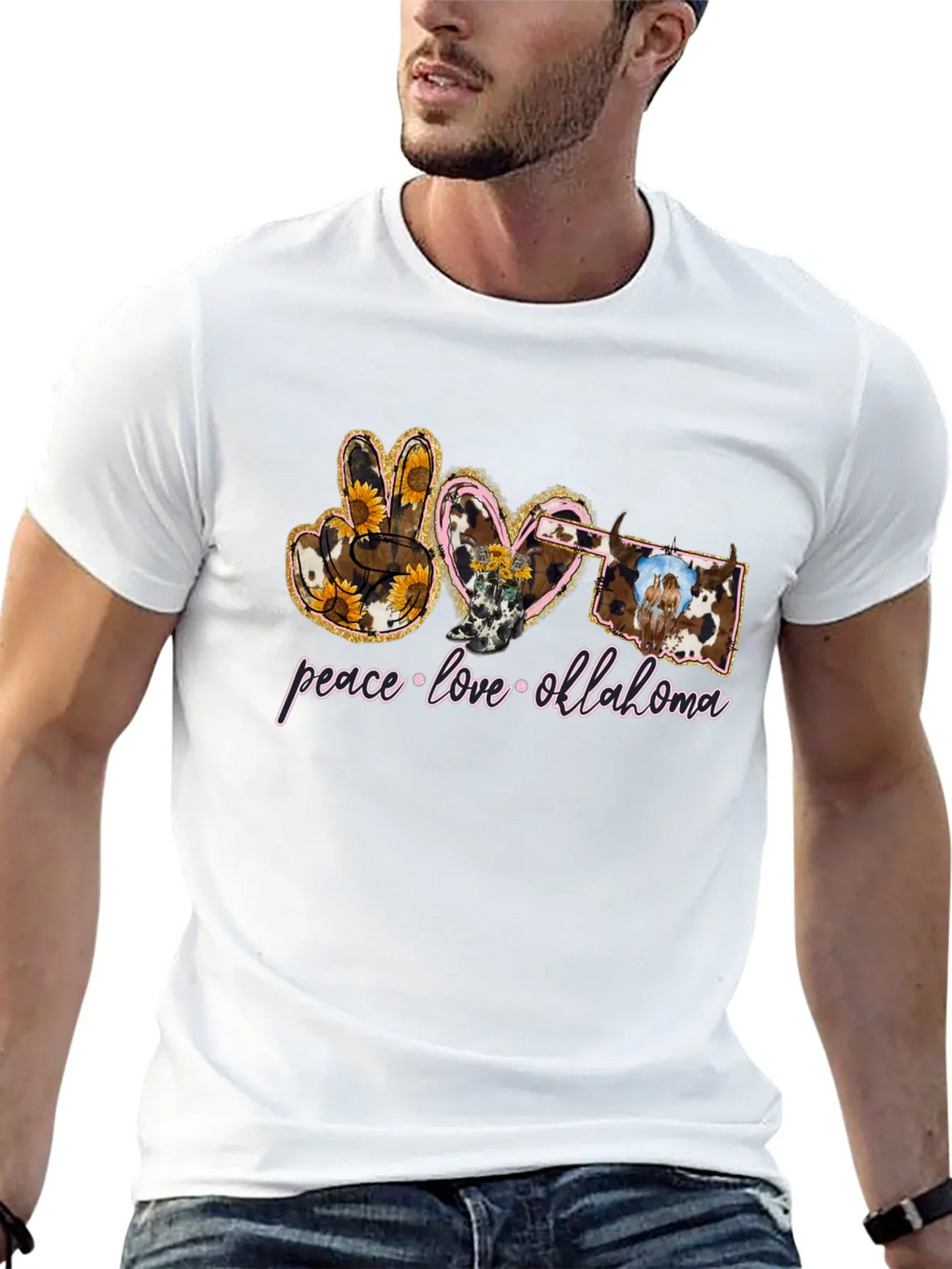Peace Love Oklahoma T-Shirt