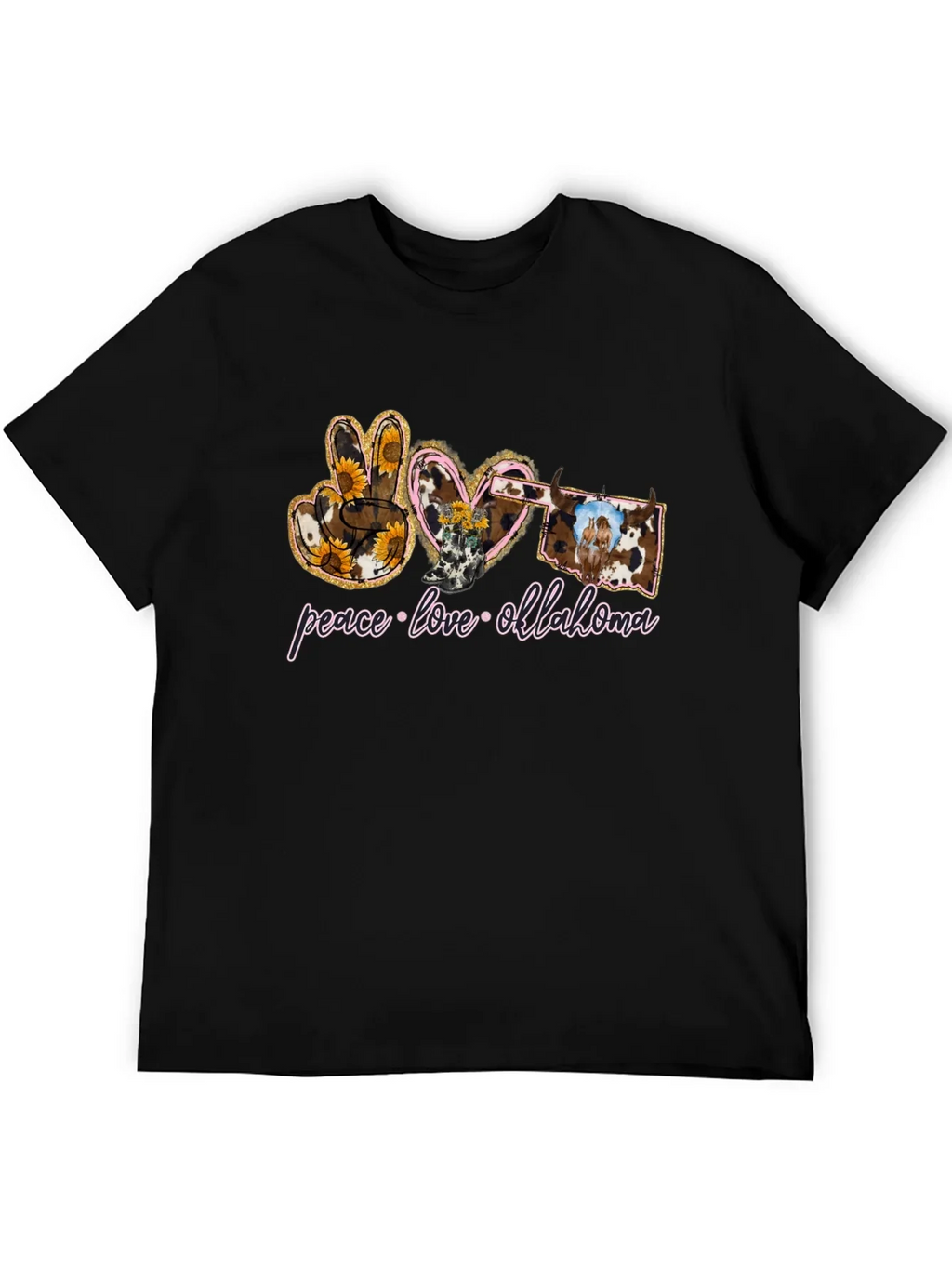 Peace Love Oklahoma T-Shirt