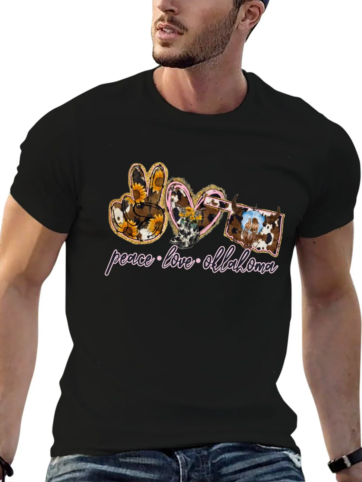 Peace Love Oklahoma T-Shirt