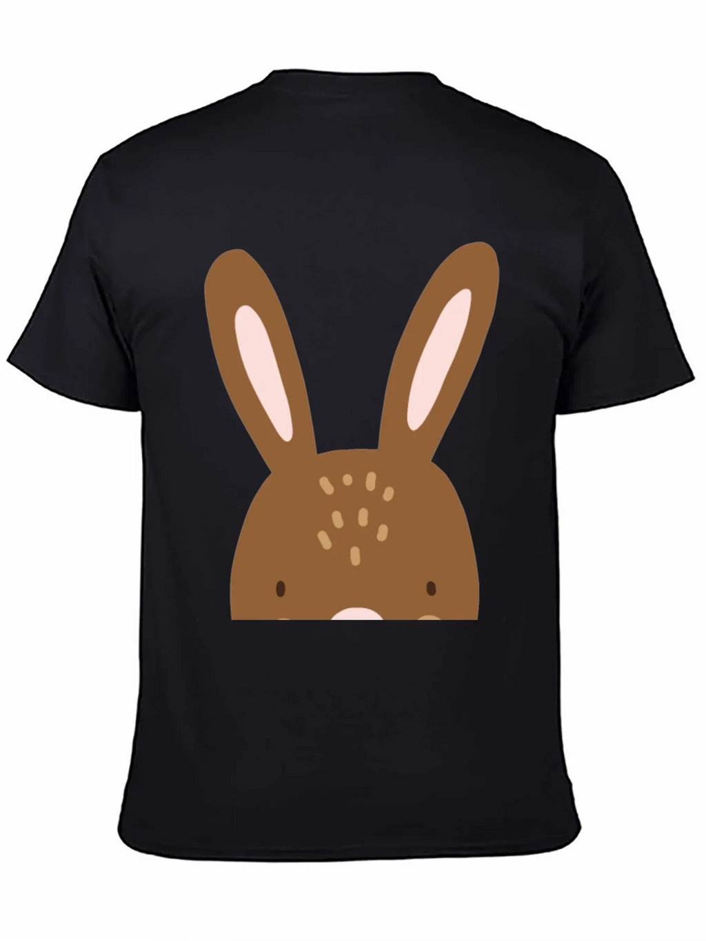 Bunny Graphic Black T-Shirt - Easter Ready!