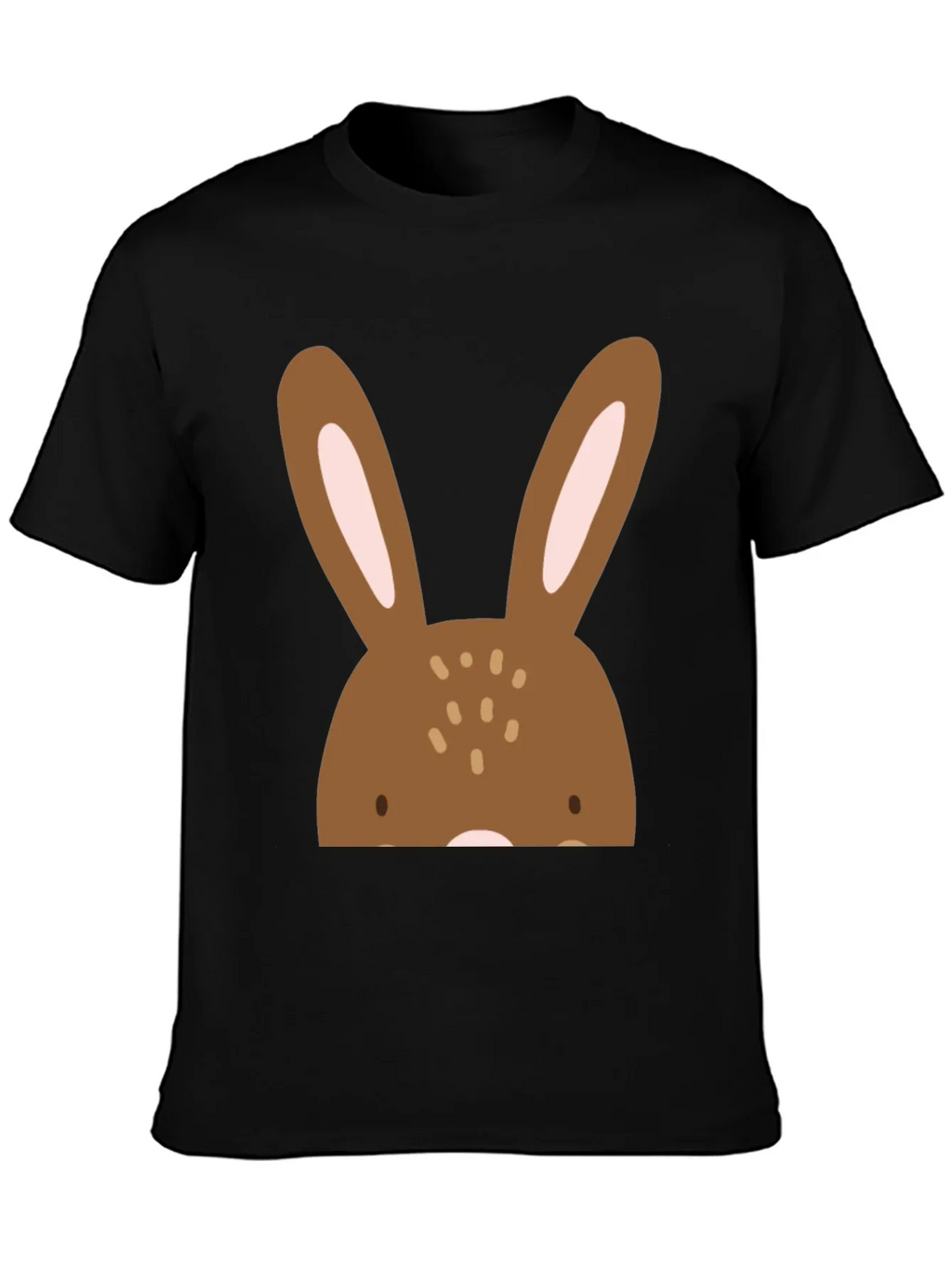 Bunny Graphic Black T-Shirt - Easter Ready!