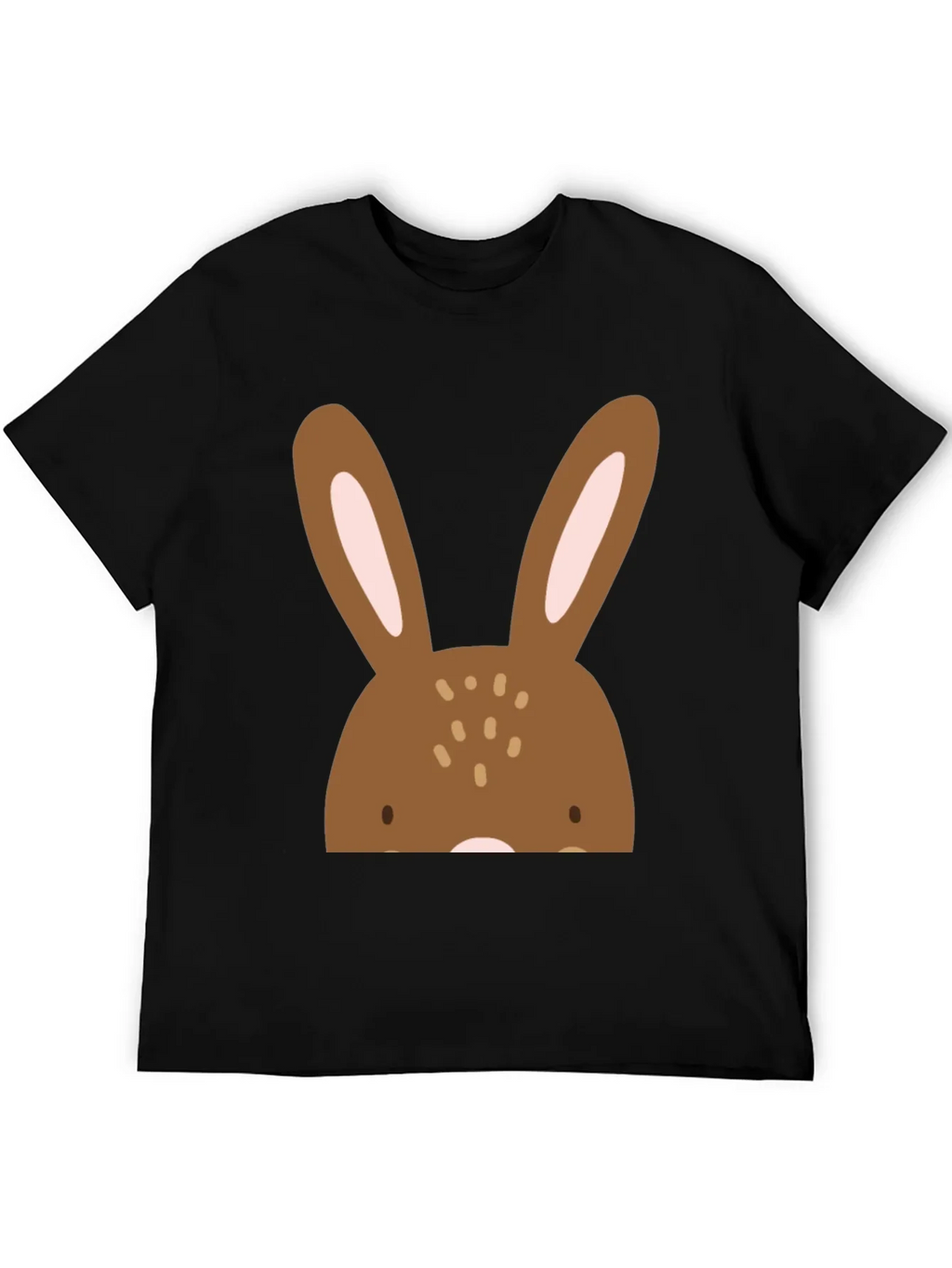 Bunny Graphic Black T-Shirt - Easter Ready!