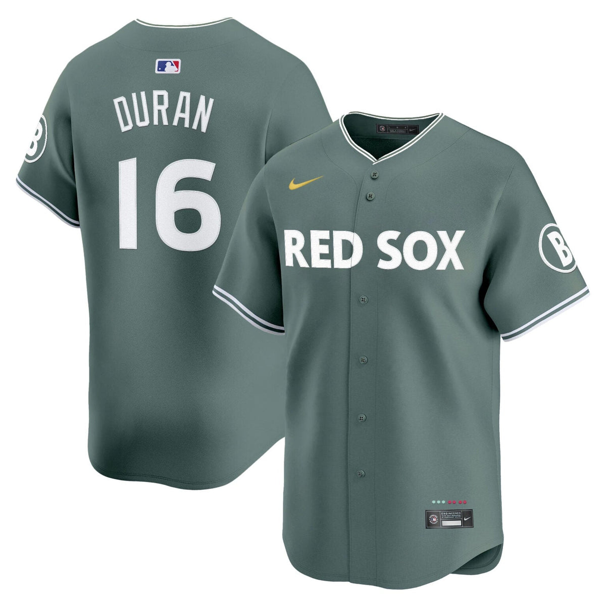 Jarren Duran Boston Red Sox City Connect Theme Jersey  Green