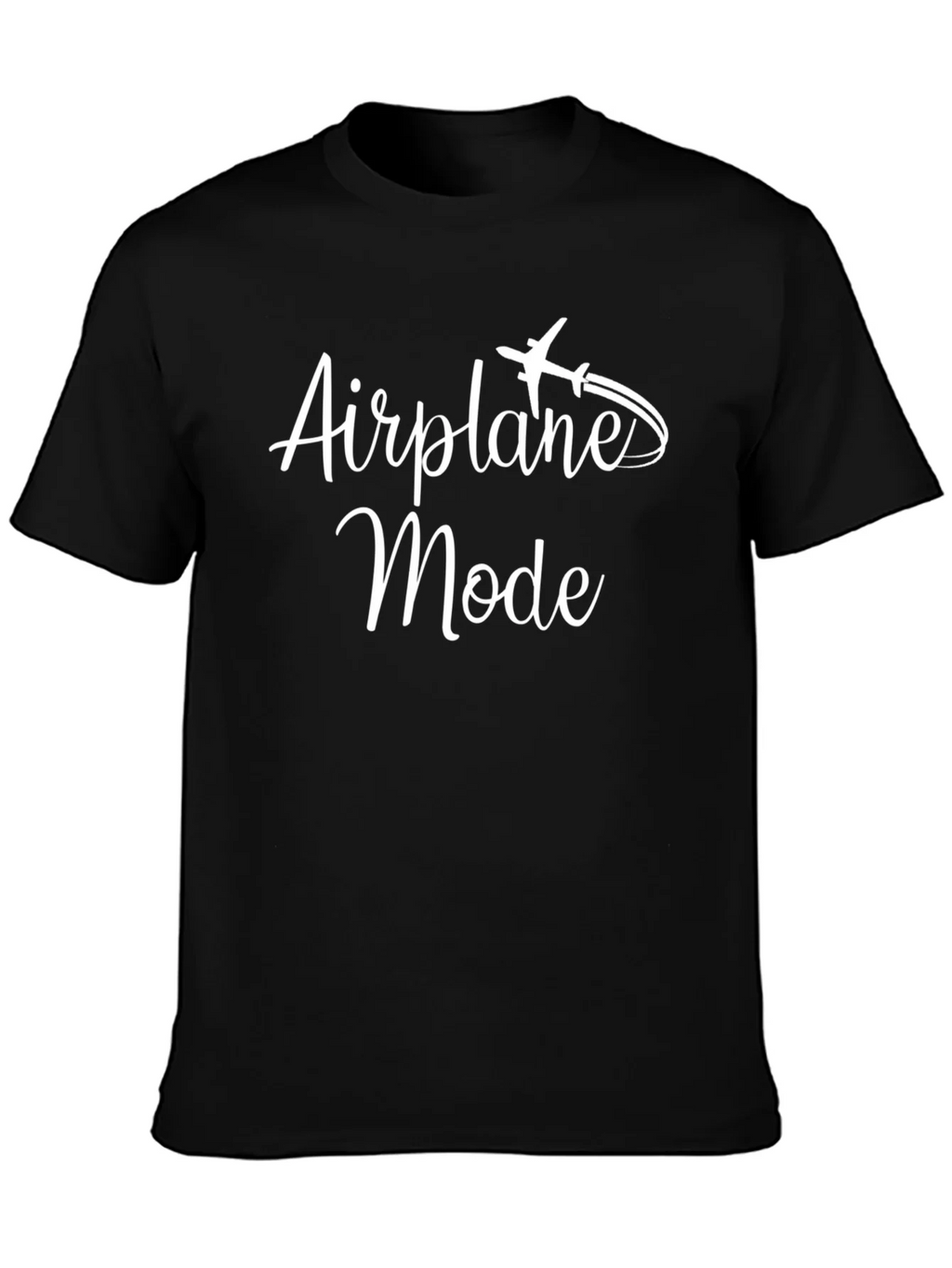 Airplane Mode Black T-Shirt