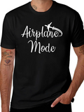 Airplane Mode Black T-Shirt