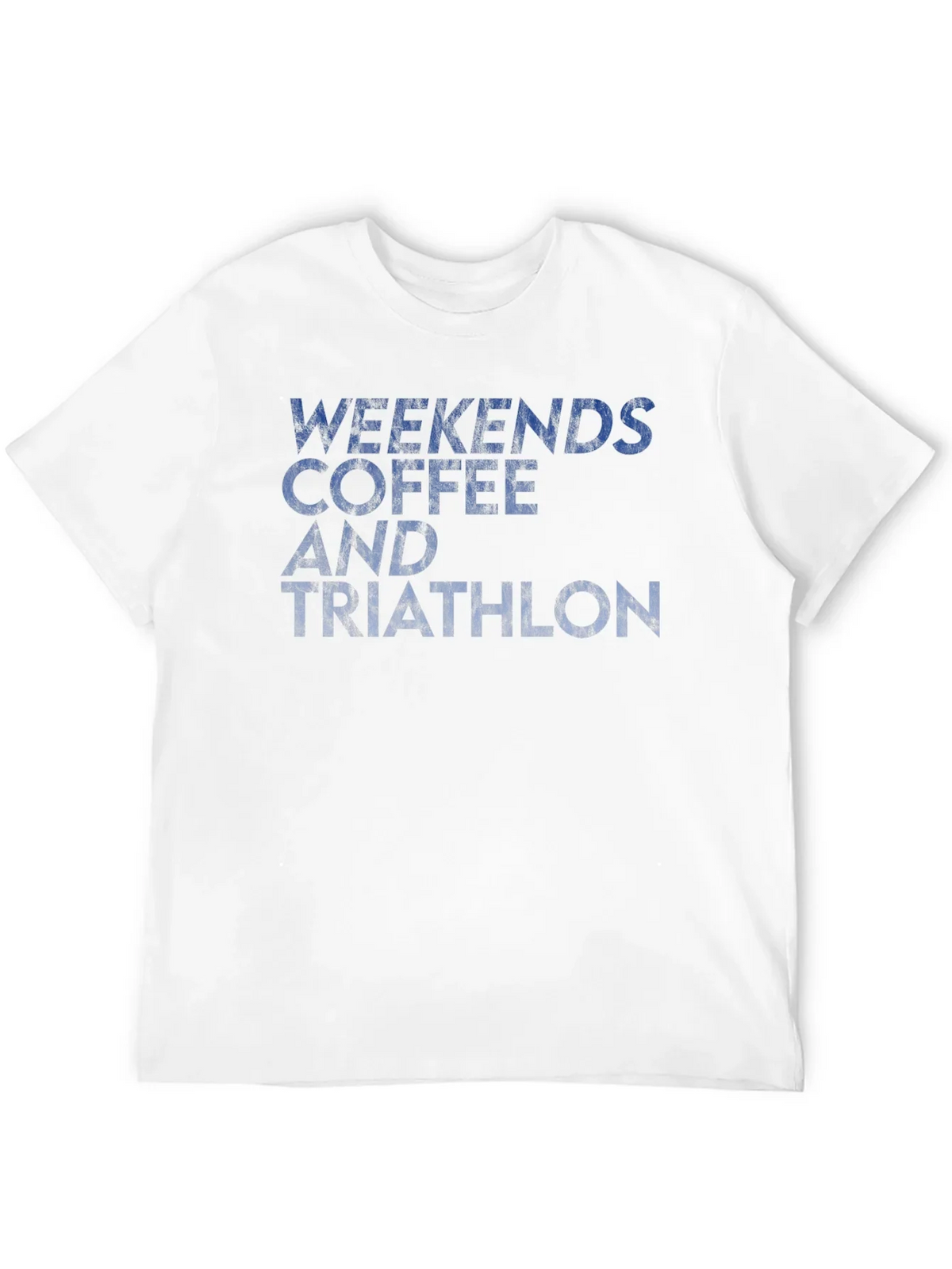 Weekends Coffee and Triathlon Graphic T-Shirt