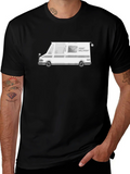 Mail Delivery Van T-Shirt - Black
