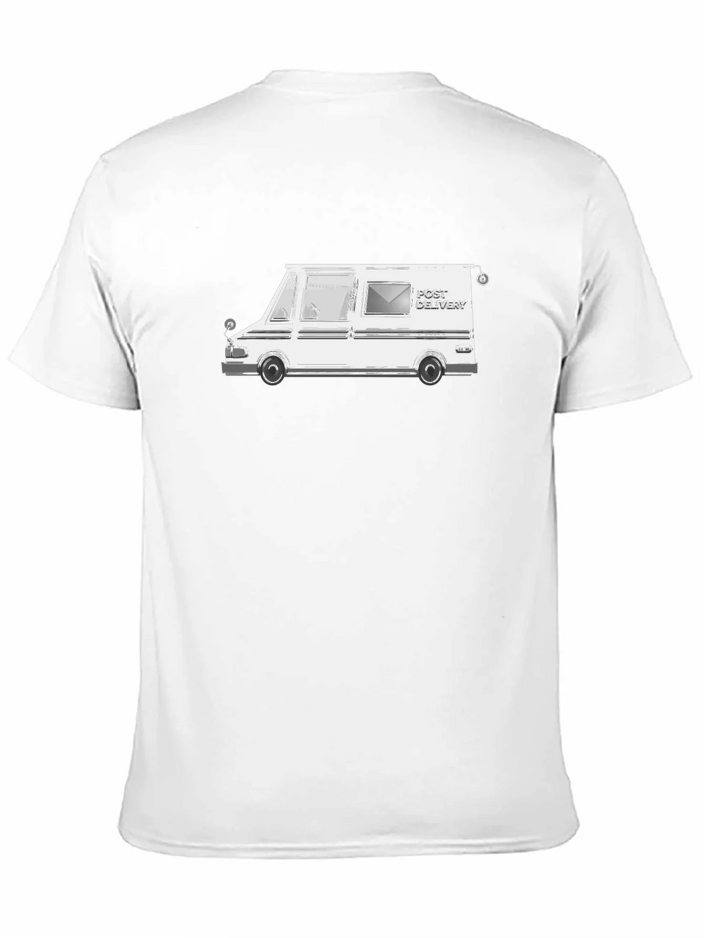 Mail Delivery Van T-Shirt - Black