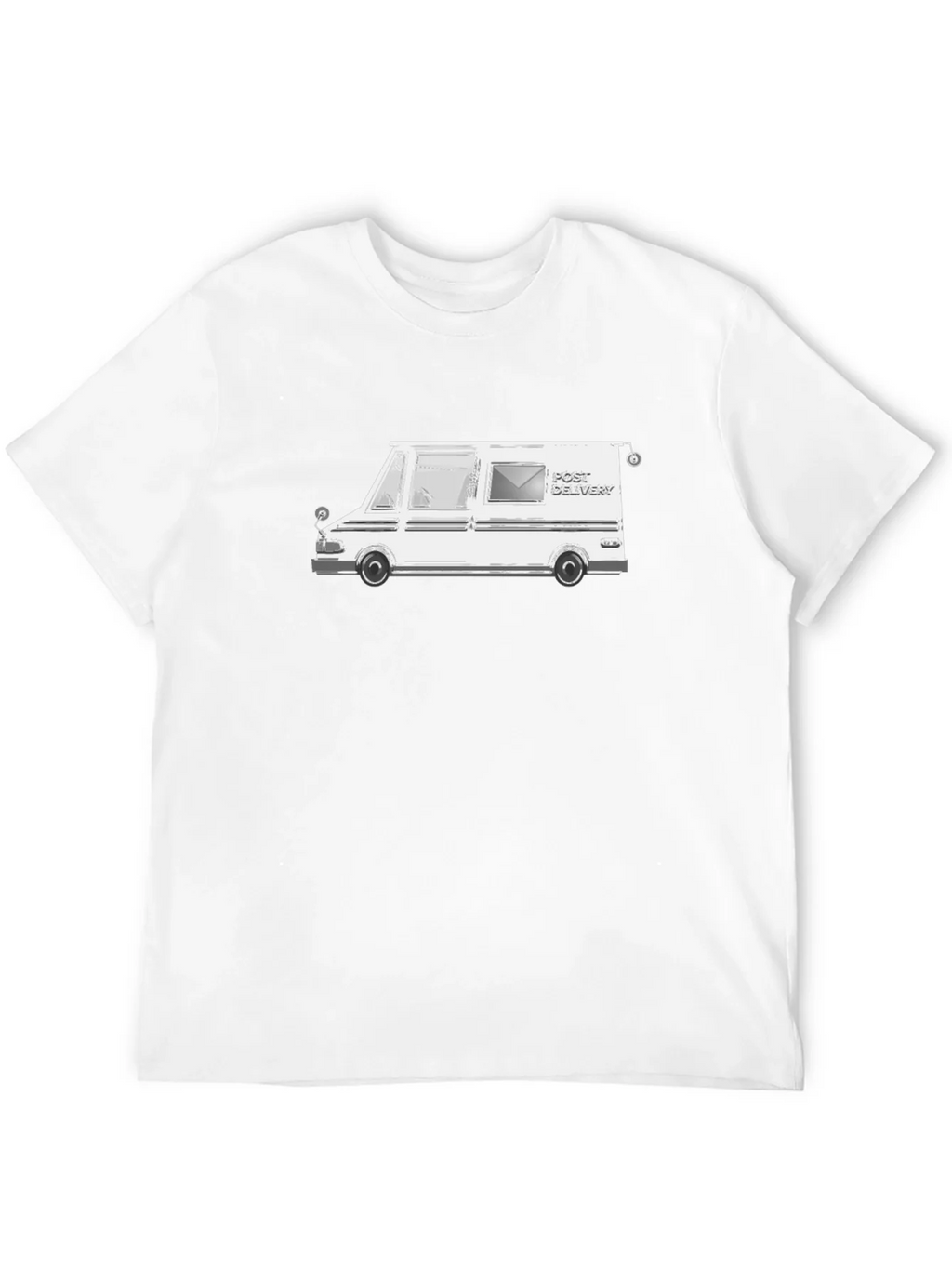 Mail Delivery Van T-Shirt - Black