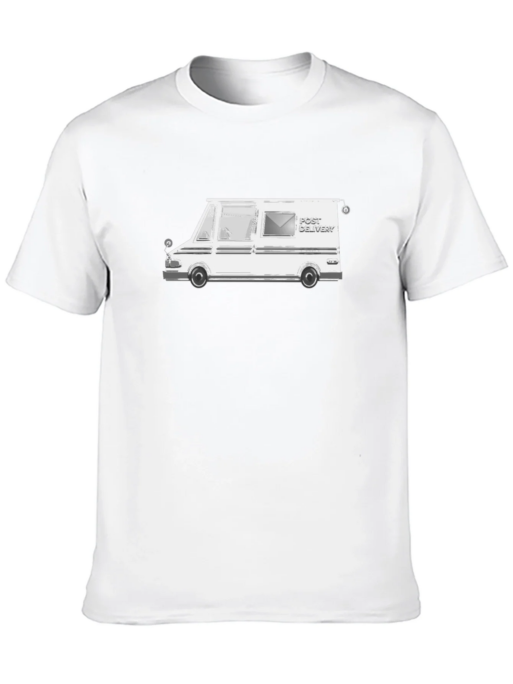 Mail Delivery Van T-Shirt - Black
