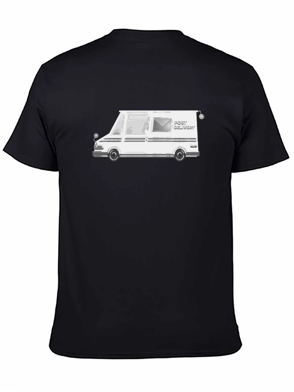 Mail Delivery Van T-Shirt - Black