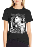Cafe Racer Graphic T-Shirt - Black Cotton Tee
