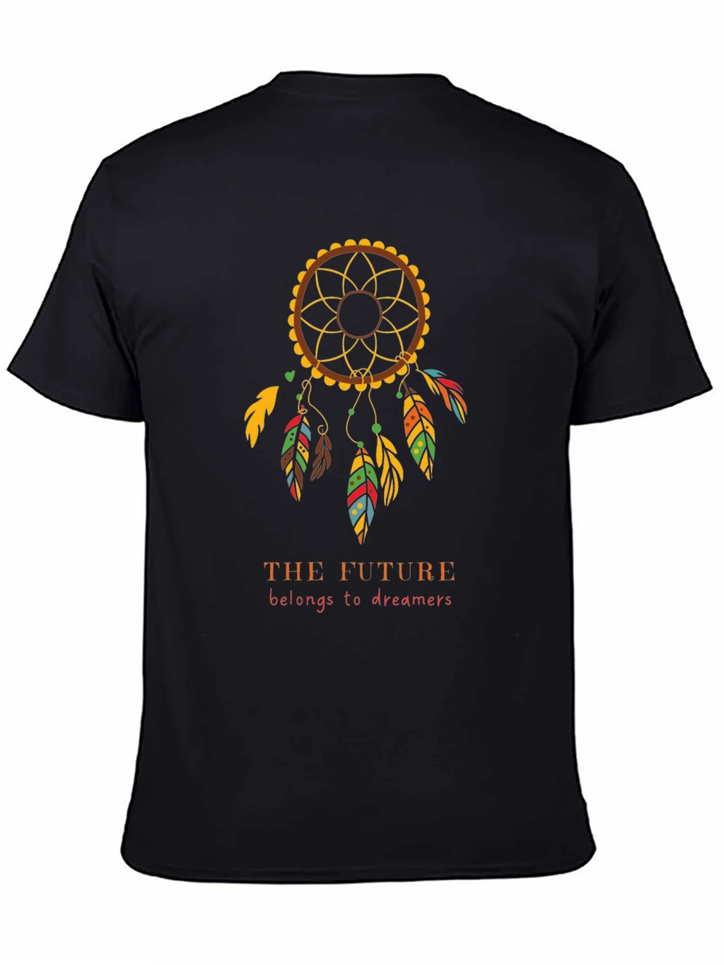 Dreamer T-Shirt - Future Belongs to Dreamers - Black