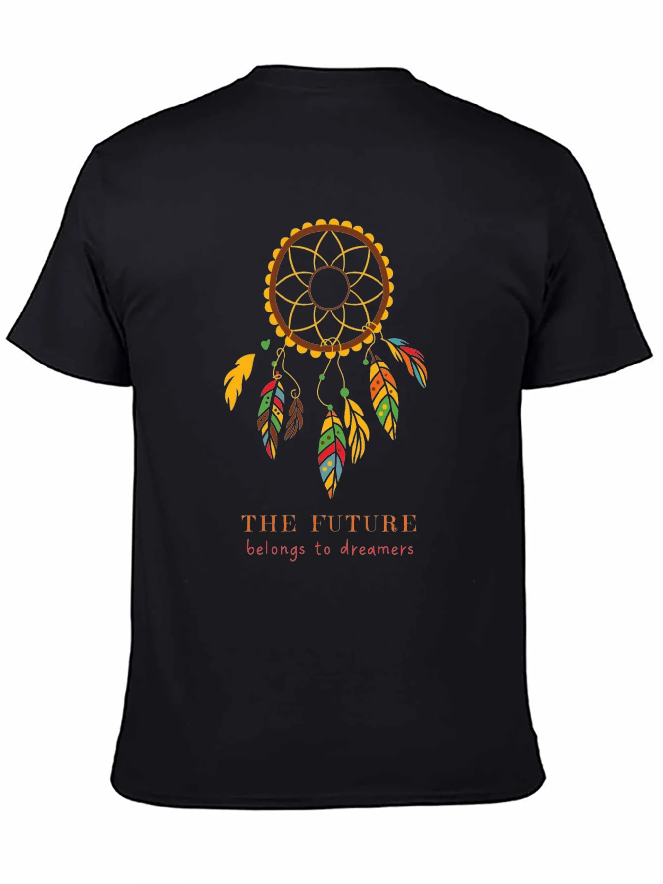 Dreamer T-Shirt - Future Belongs to Dreamers - Black