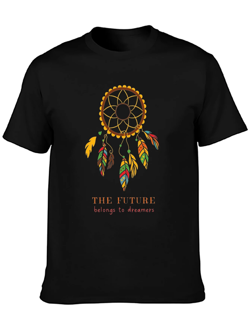 Dreamer T-Shirt - Future Belongs to Dreamers - Black