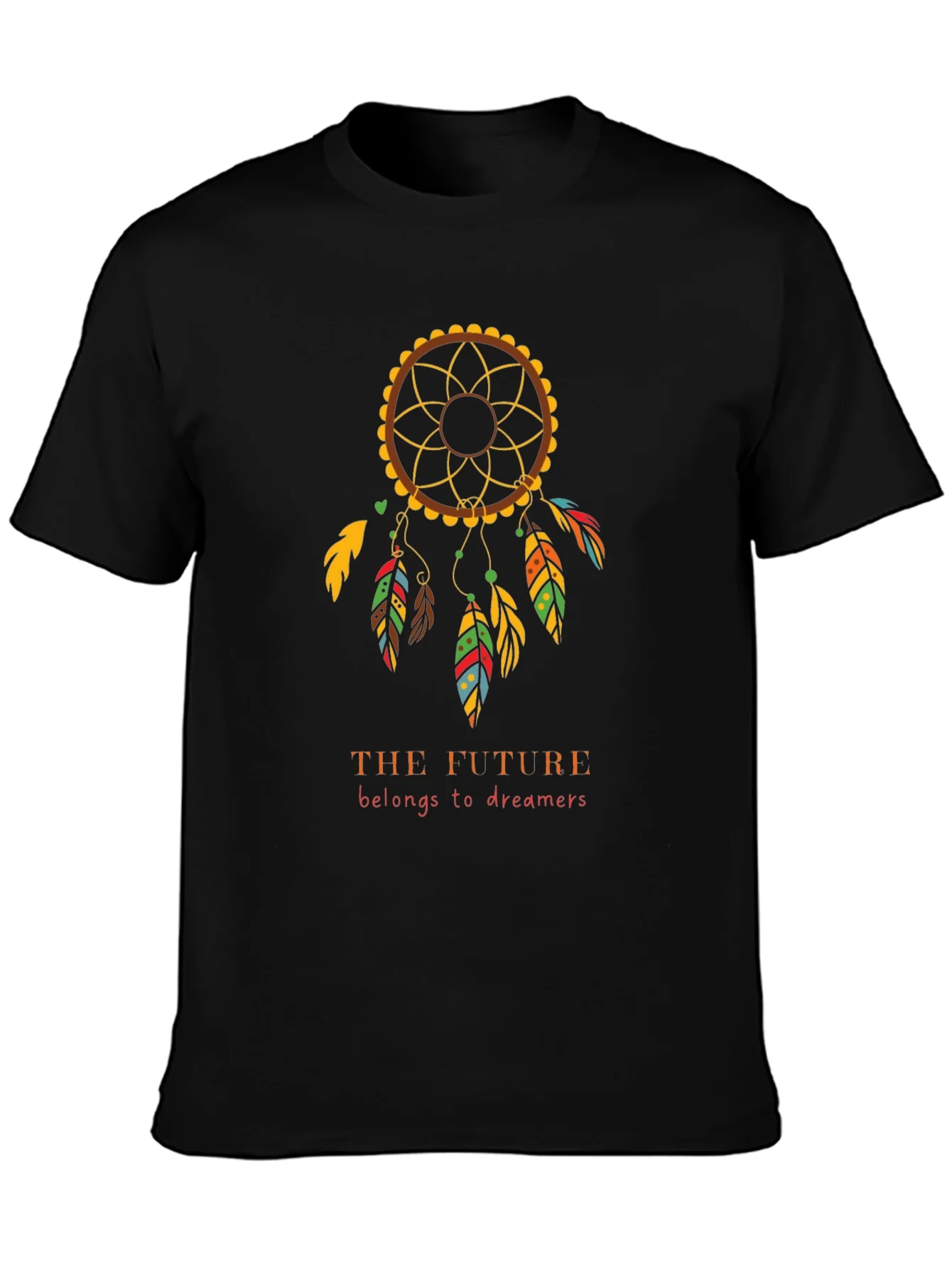 Dreamer T-Shirt - Future Belongs to Dreamers - Black