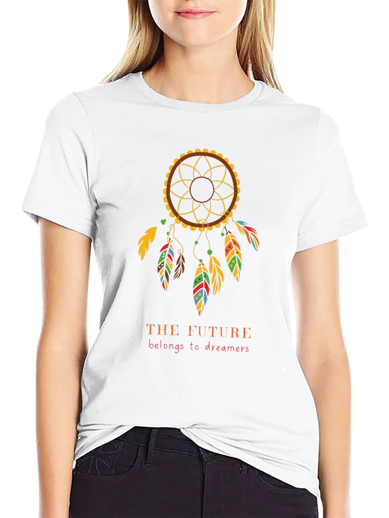 Dreamer T-Shirt - Future Belongs to Dreamers - Black