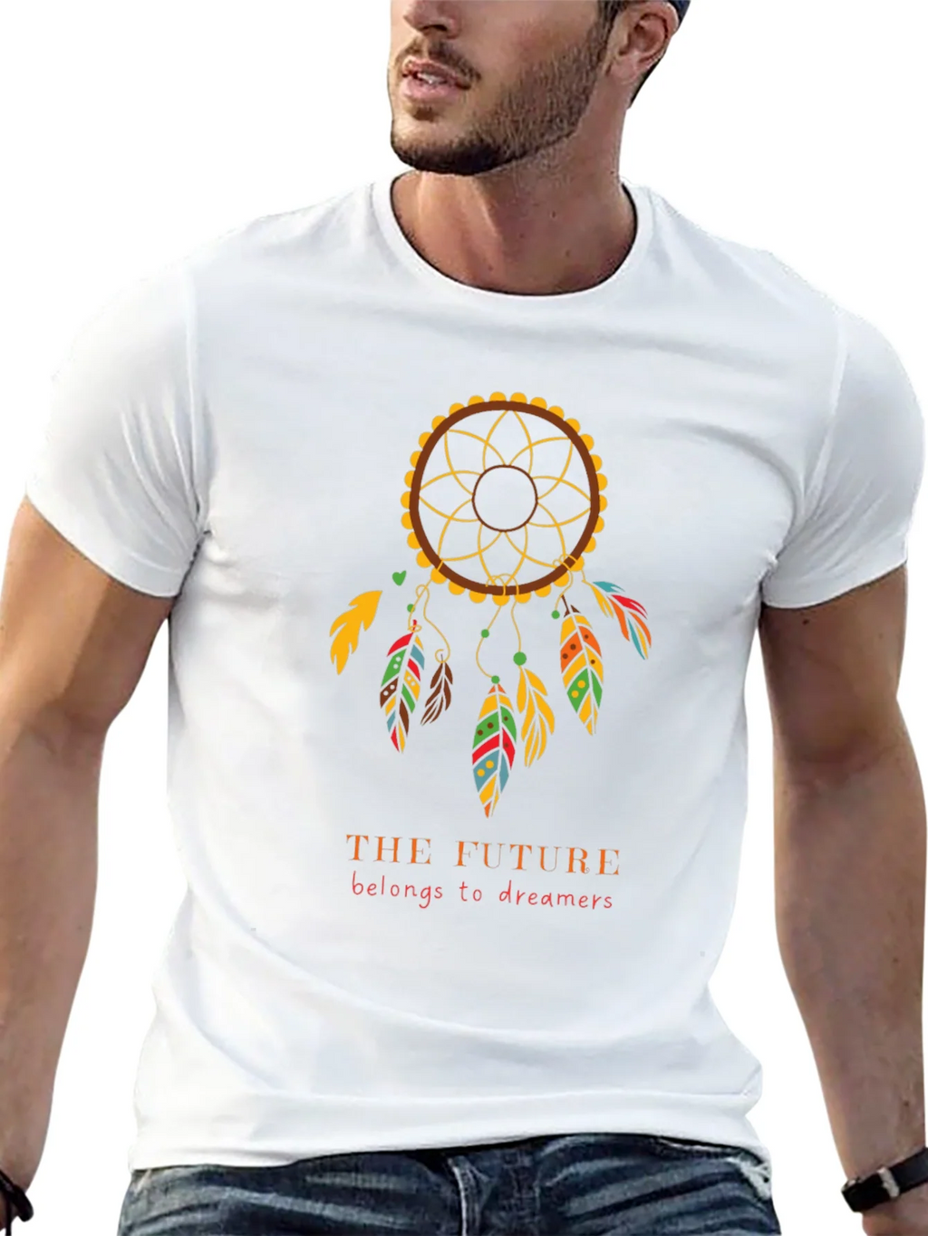 Dreamer T-Shirt - Future Belongs to Dreamers - Black
