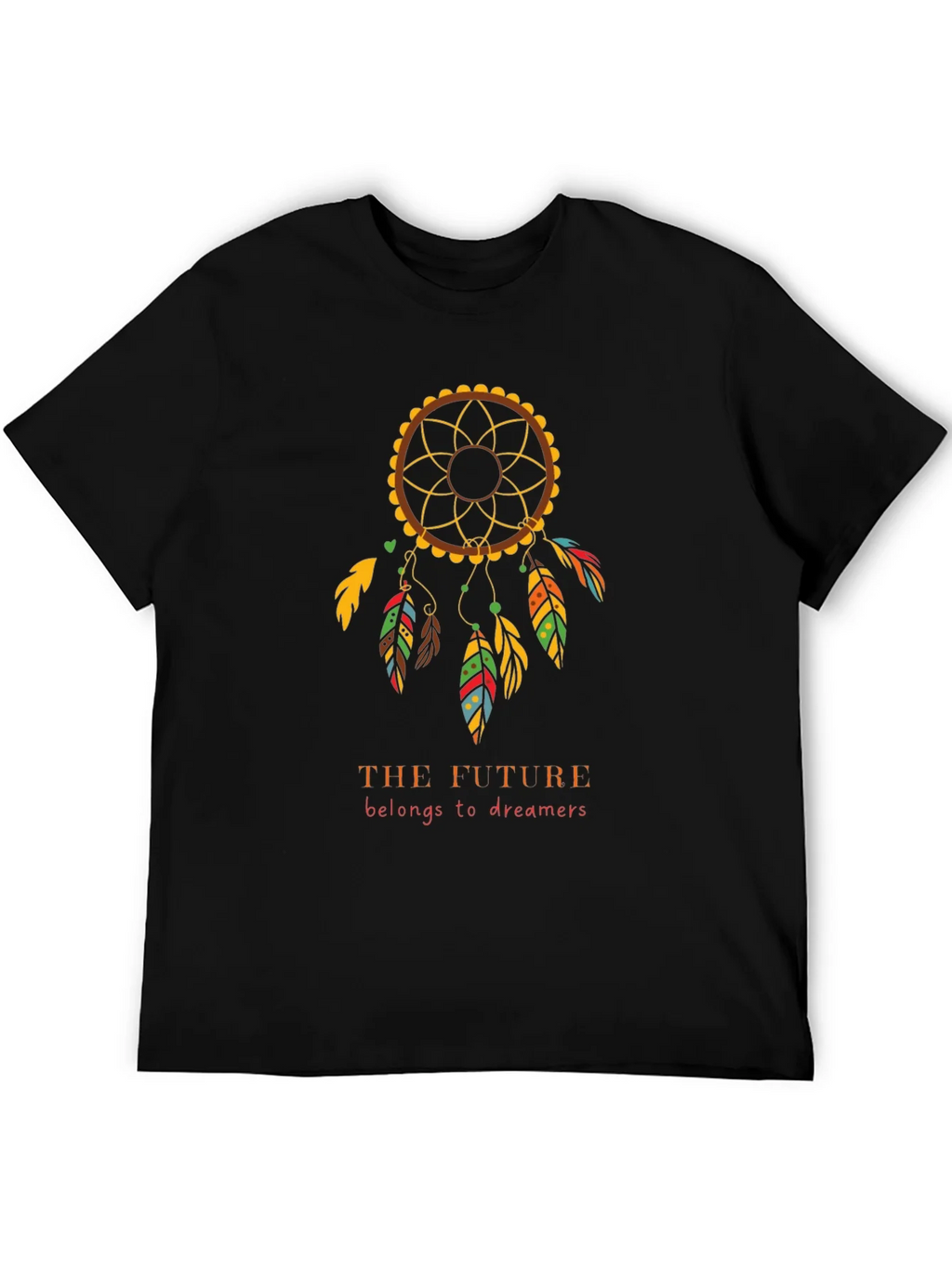 Dreamer T-Shirt - Future Belongs to Dreamers - Black