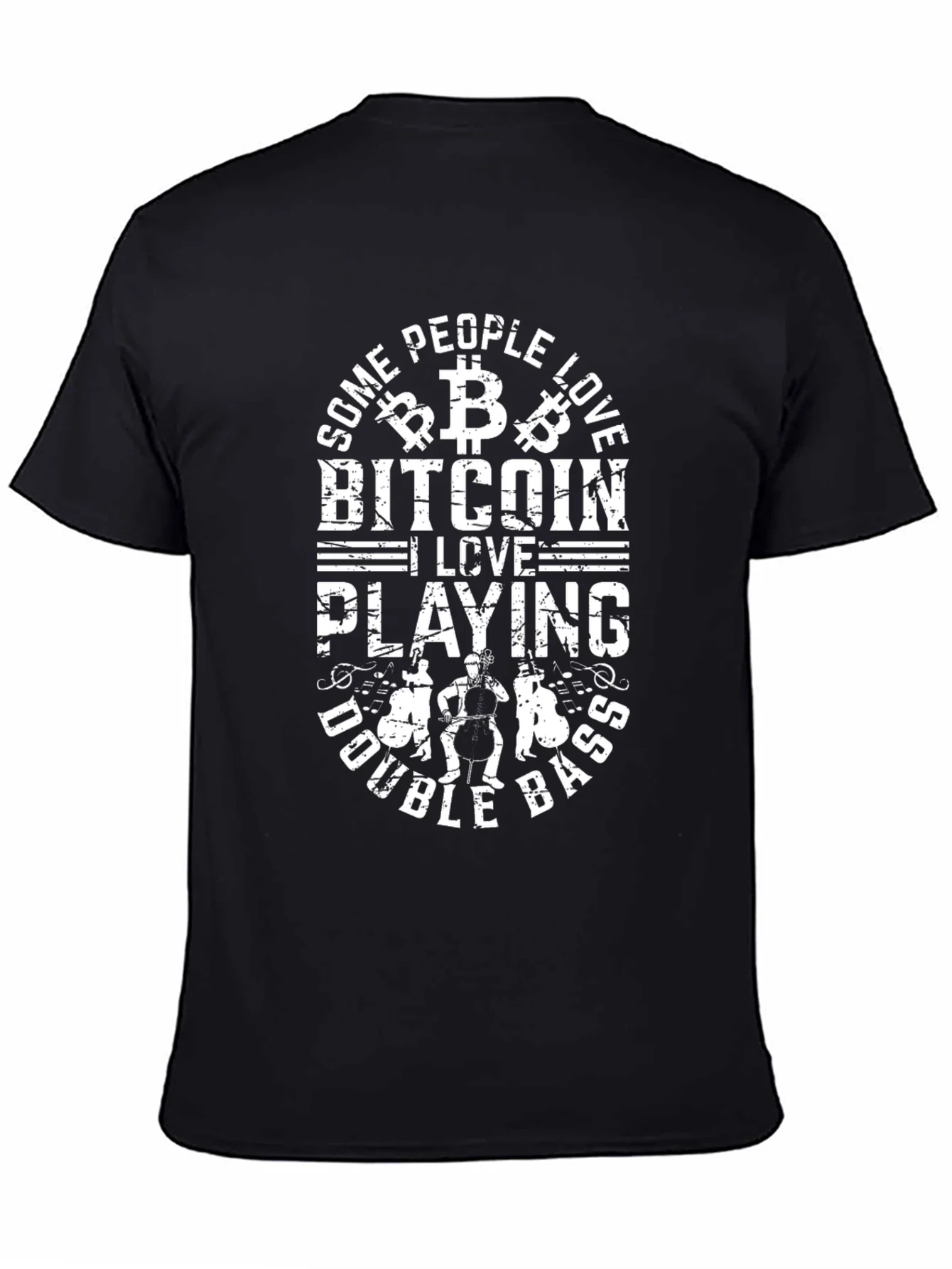Bitcoin & Double Bass T-Shirt