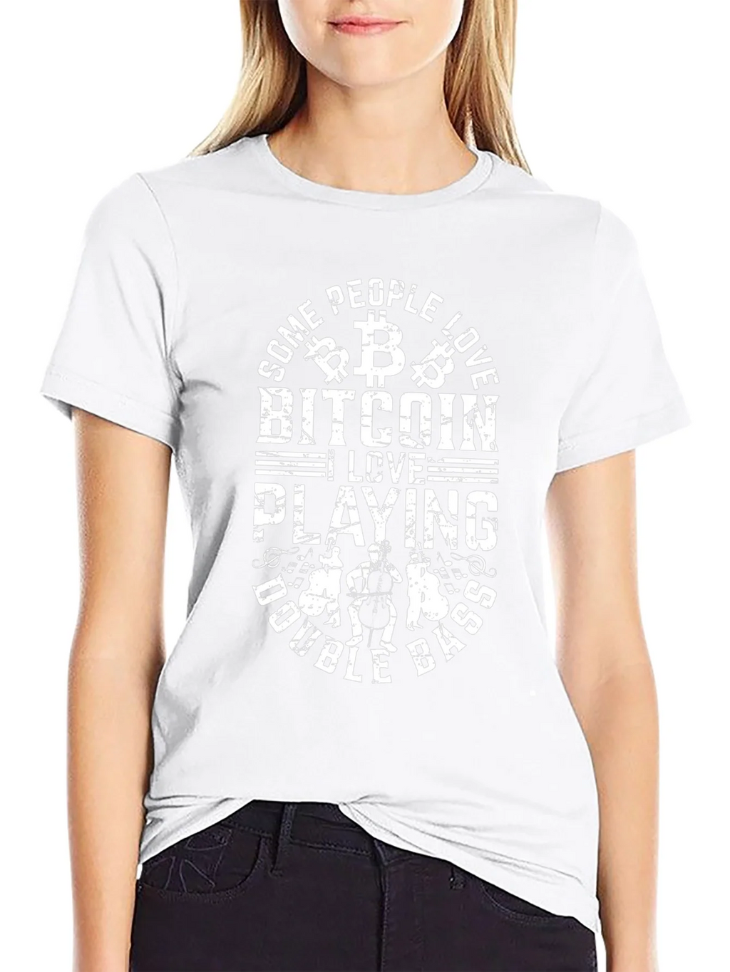 Bitcoin & Double Bass T-Shirt