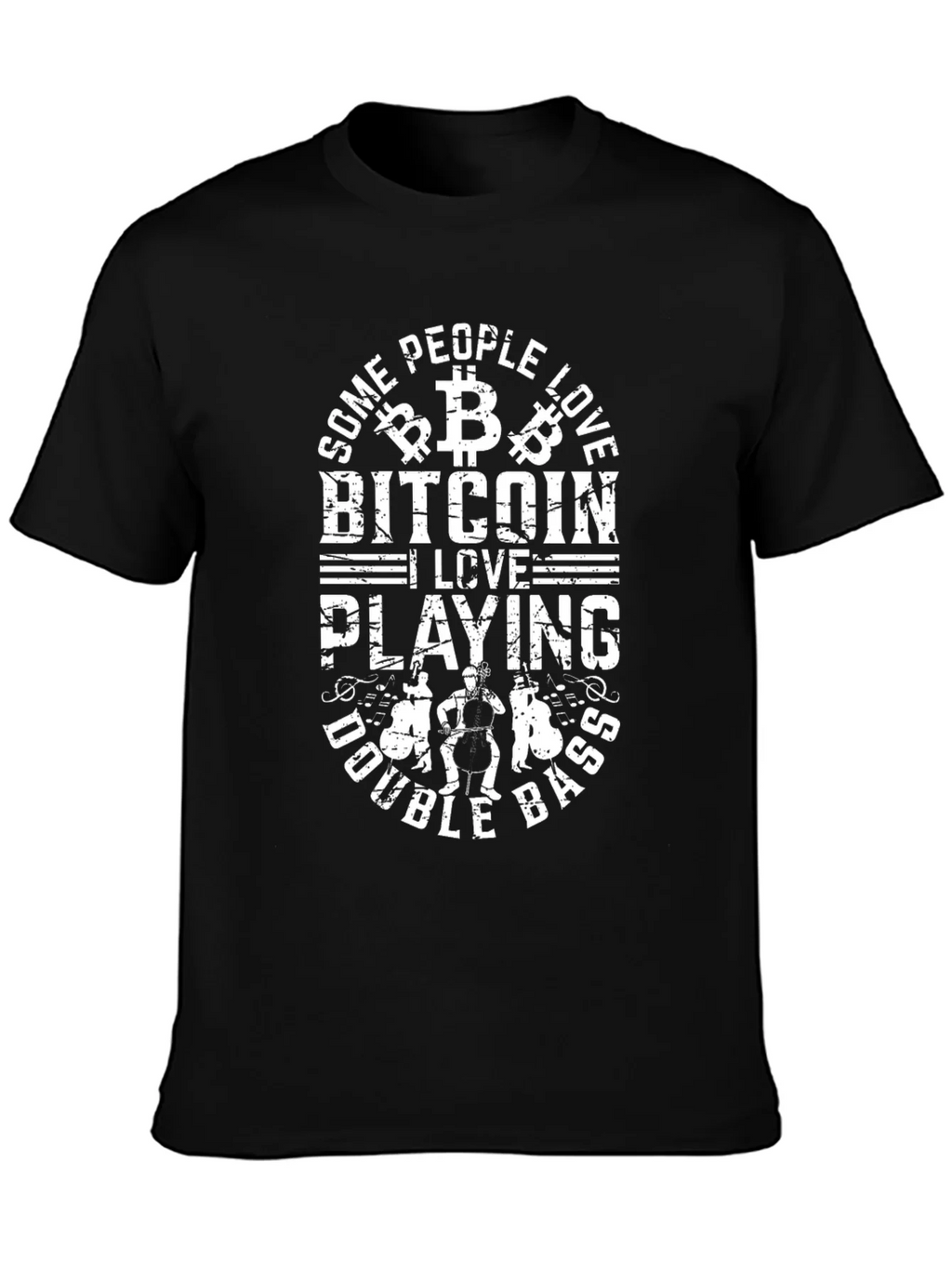 Bitcoin & Double Bass T-Shirt