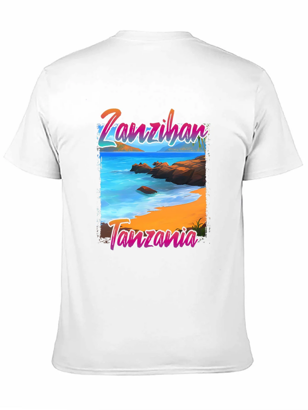 Zanzibar Tanzania Beach Graphic T-Shirt