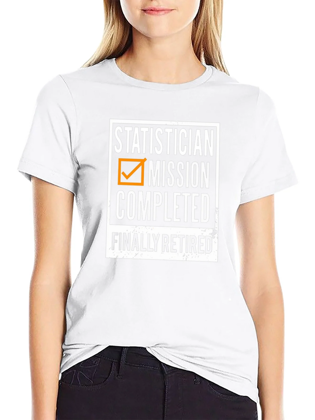 Statistician Retirement T-Shirt - Mission Completed