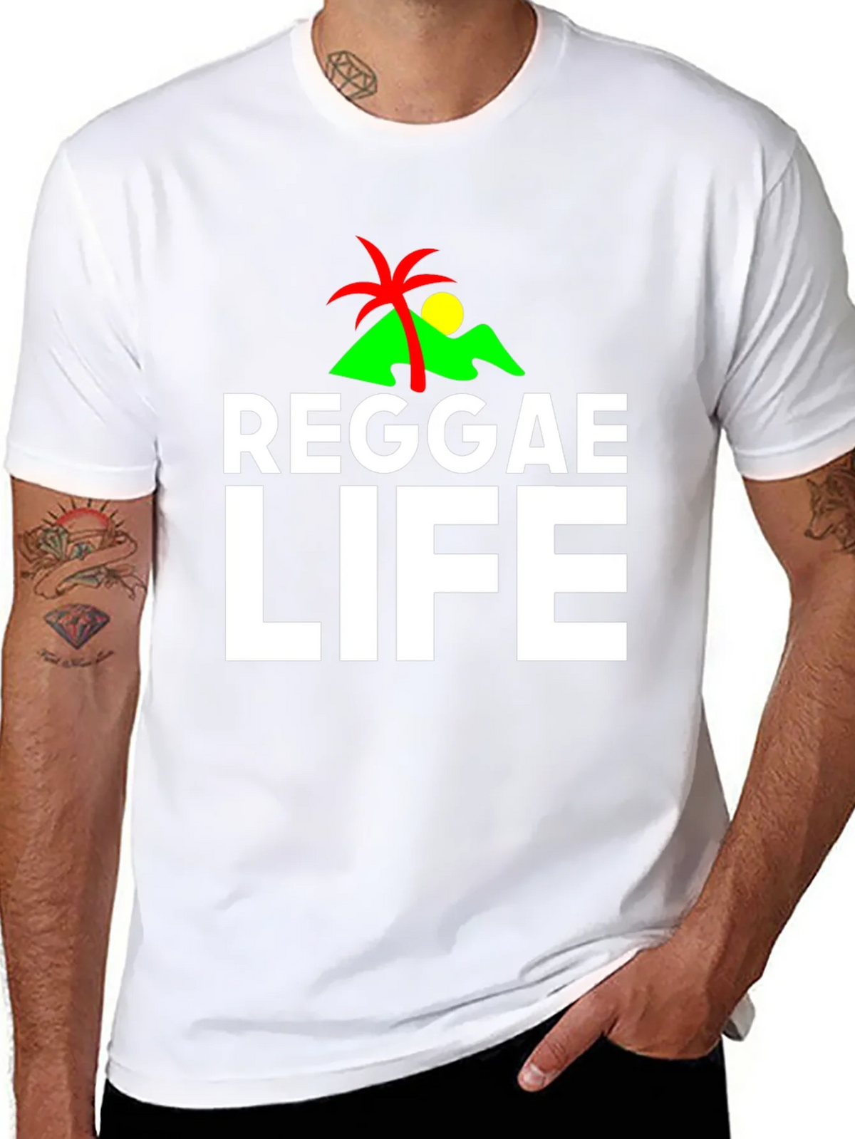Reggae Life Graphic Tee - Island Style
