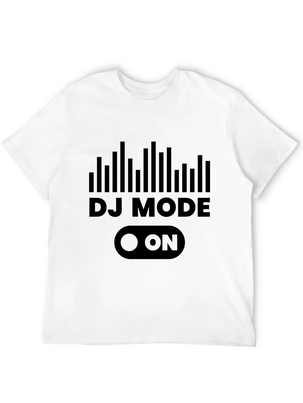 DJ Mode ON Graphic Tee - Black