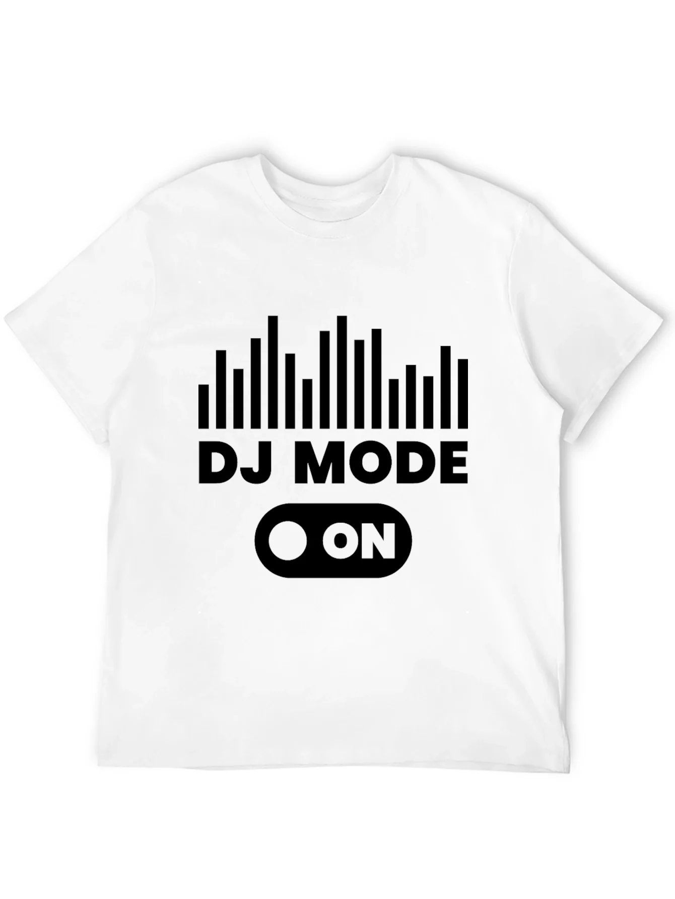 DJ Mode ON Graphic Tee - Black