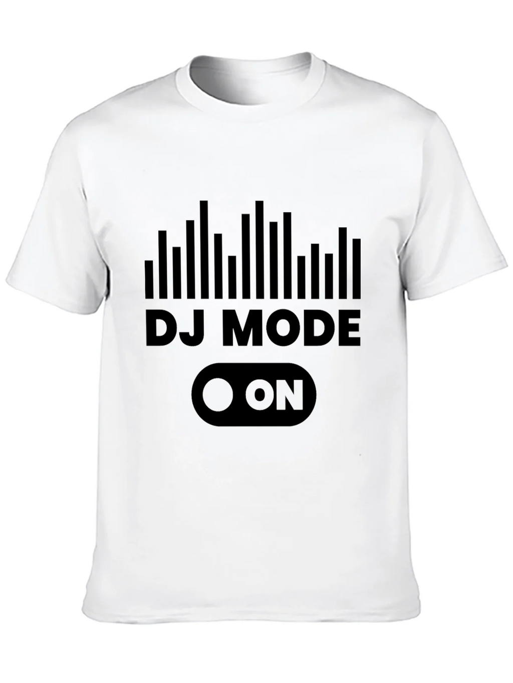 DJ Mode ON Graphic Tee - Black