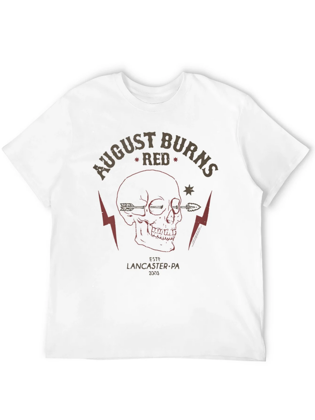 August Burns Red Skull Graphic T-Shirt