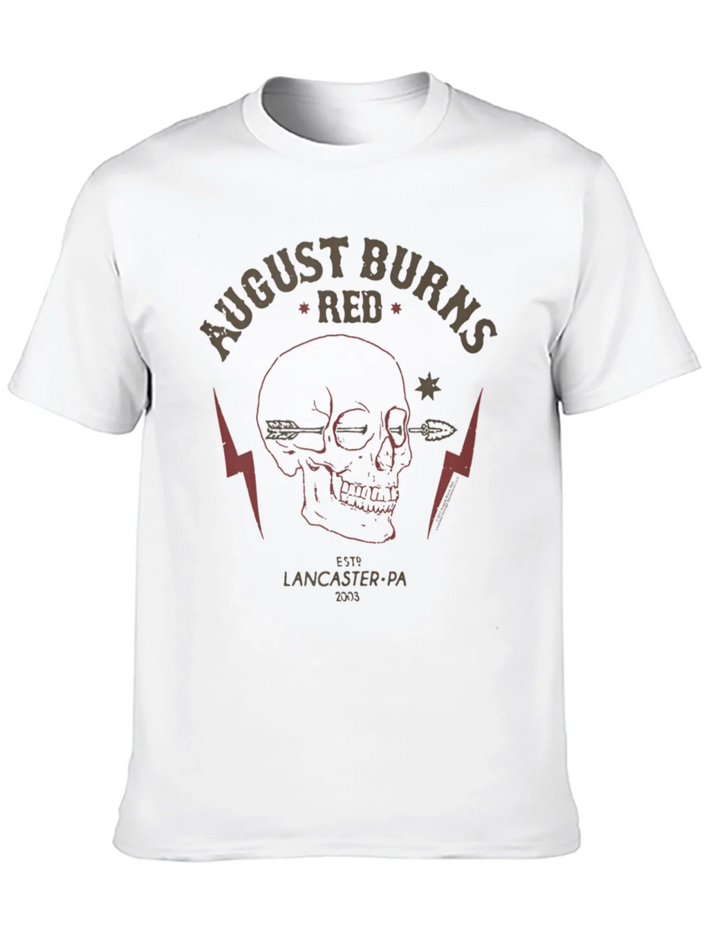 August Burns Red Skull Graphic T-Shirt
