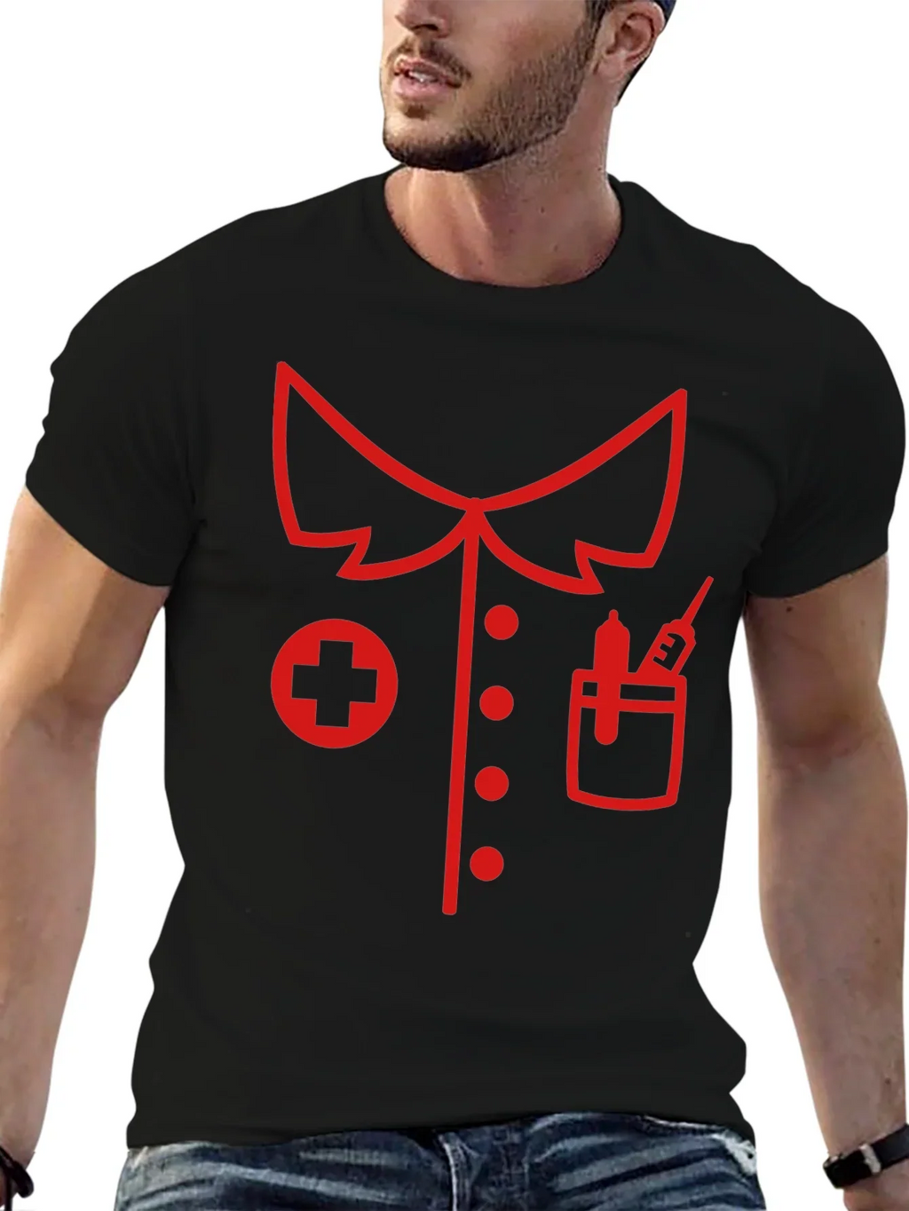 Nurse Costume Graphic T-Shirt