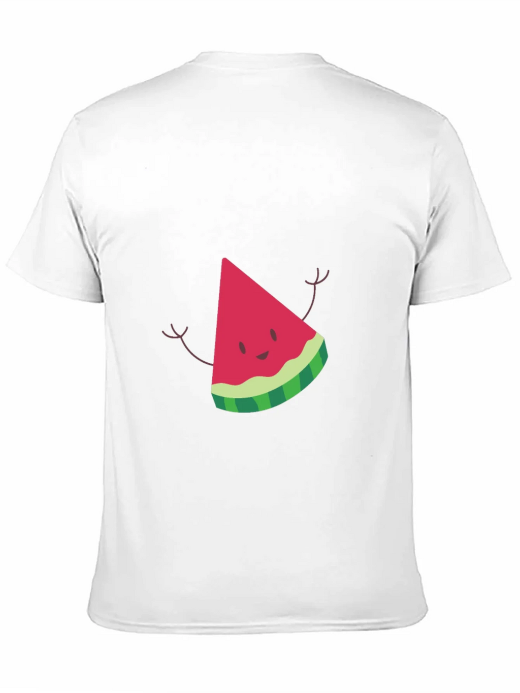 Watermelon Slice Graphic Black T-Shirt