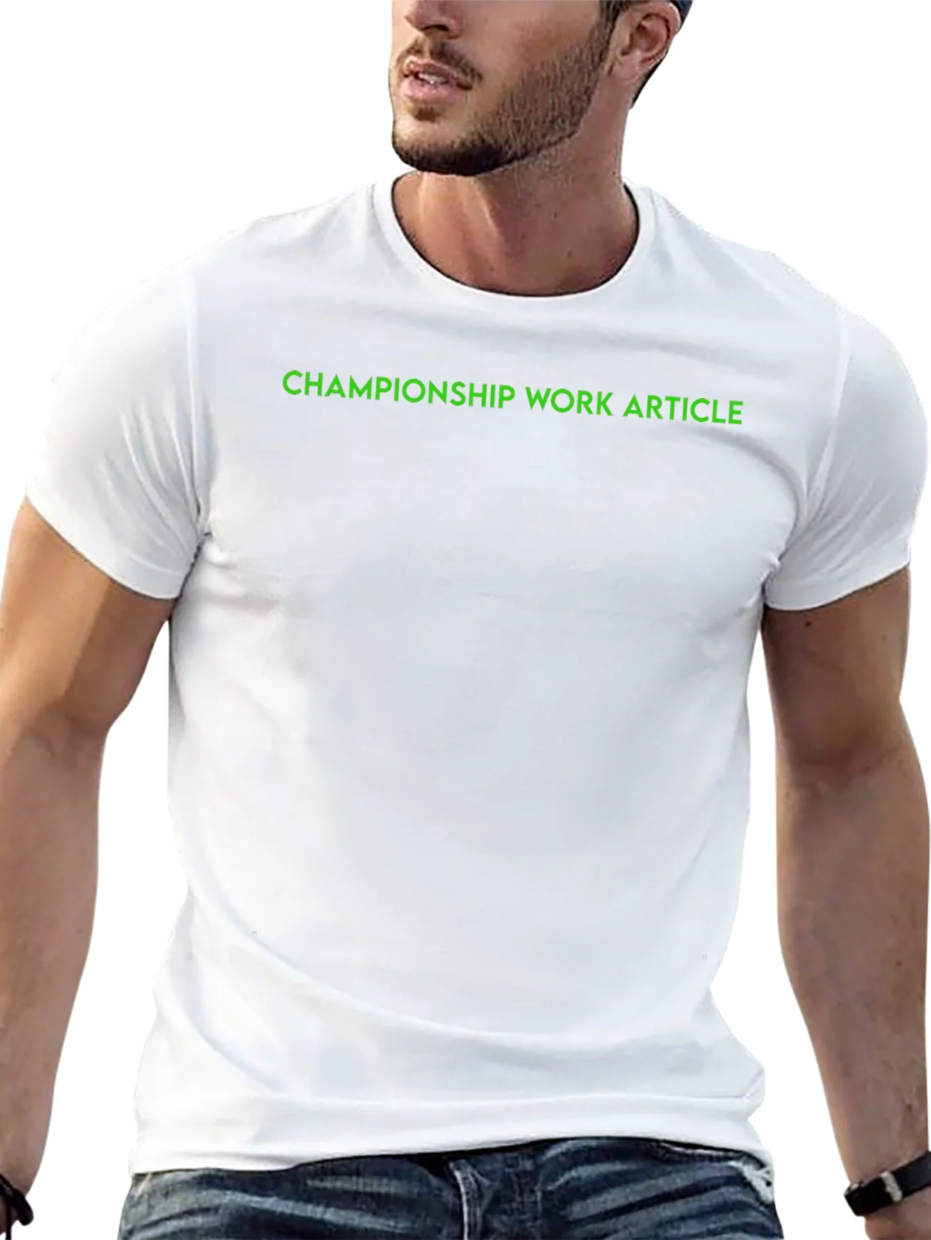 Championship Work Article Black T-Shirt