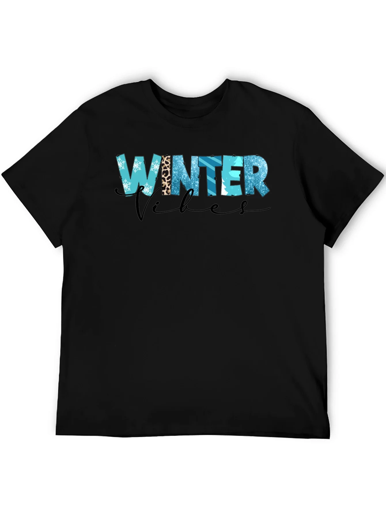 Winter Vibes Graphic Tee Shirt