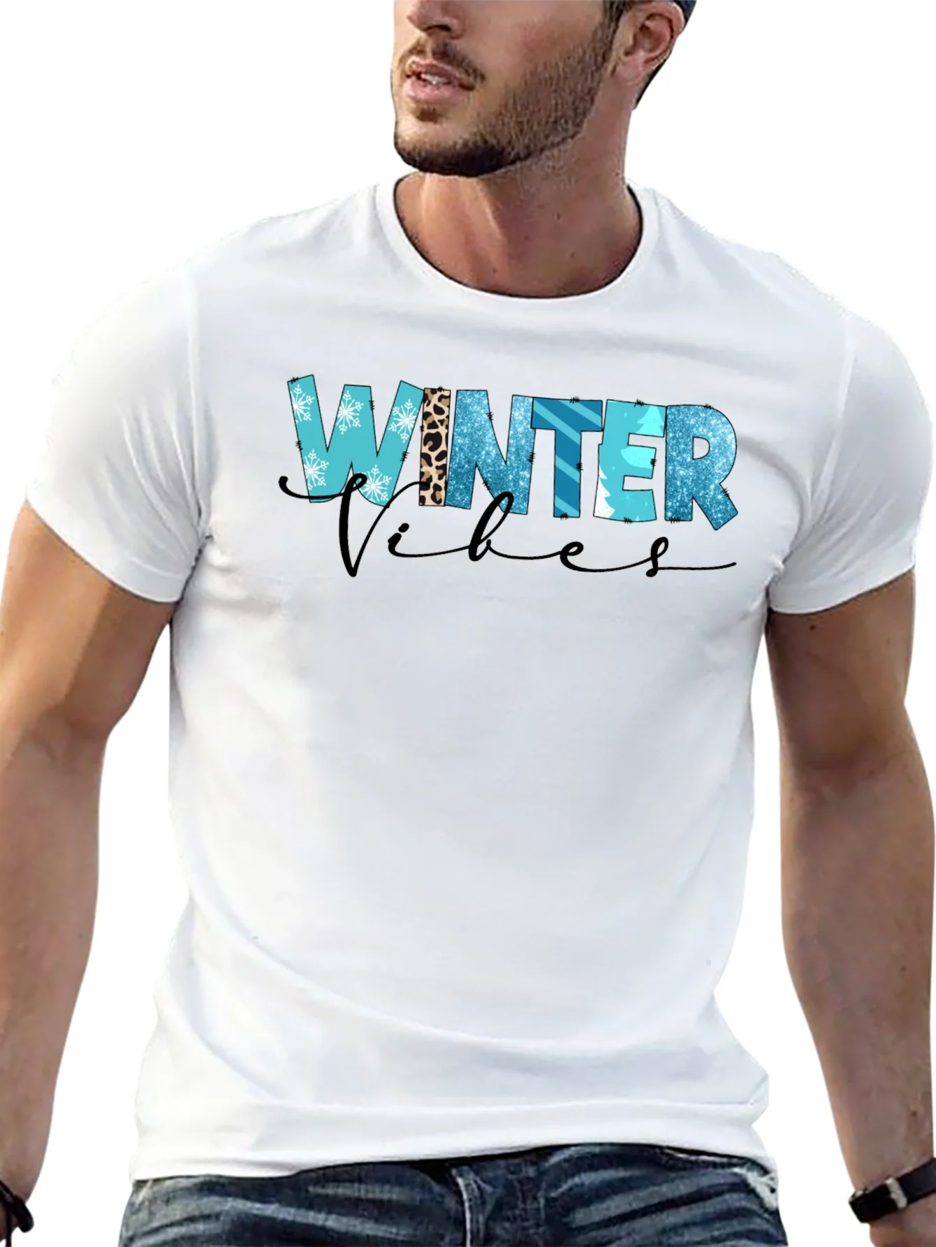 Winter Vibes Graphic Tee Shirt