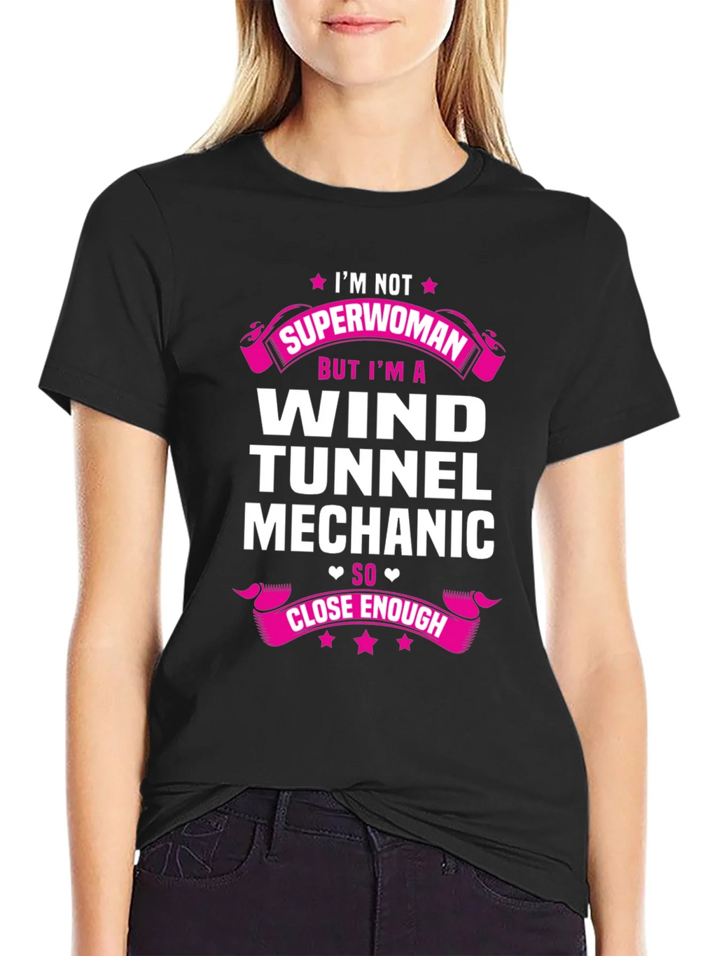 Wind Tunnel Mechanic Superwoman T-Shirt