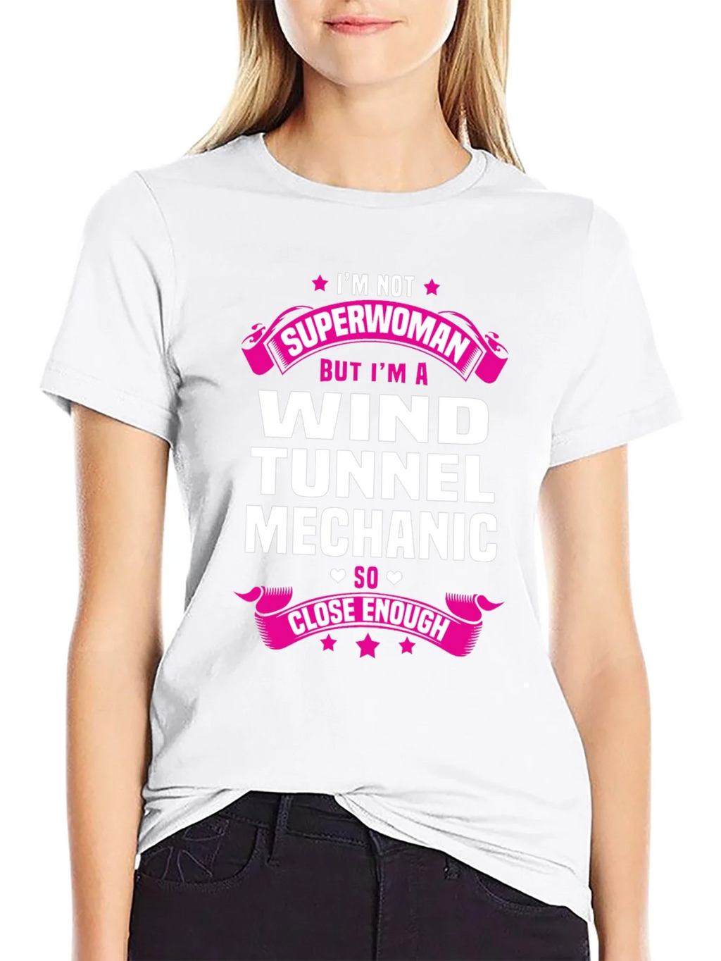 Wind Tunnel Mechanic Superwoman T-Shirt