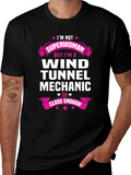 Wind Tunnel Mechanic Superwoman T-Shirt