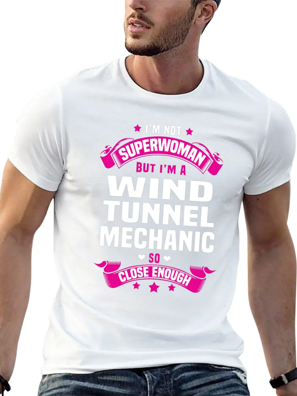 Wind Tunnel Mechanic Superwoman T-Shirt