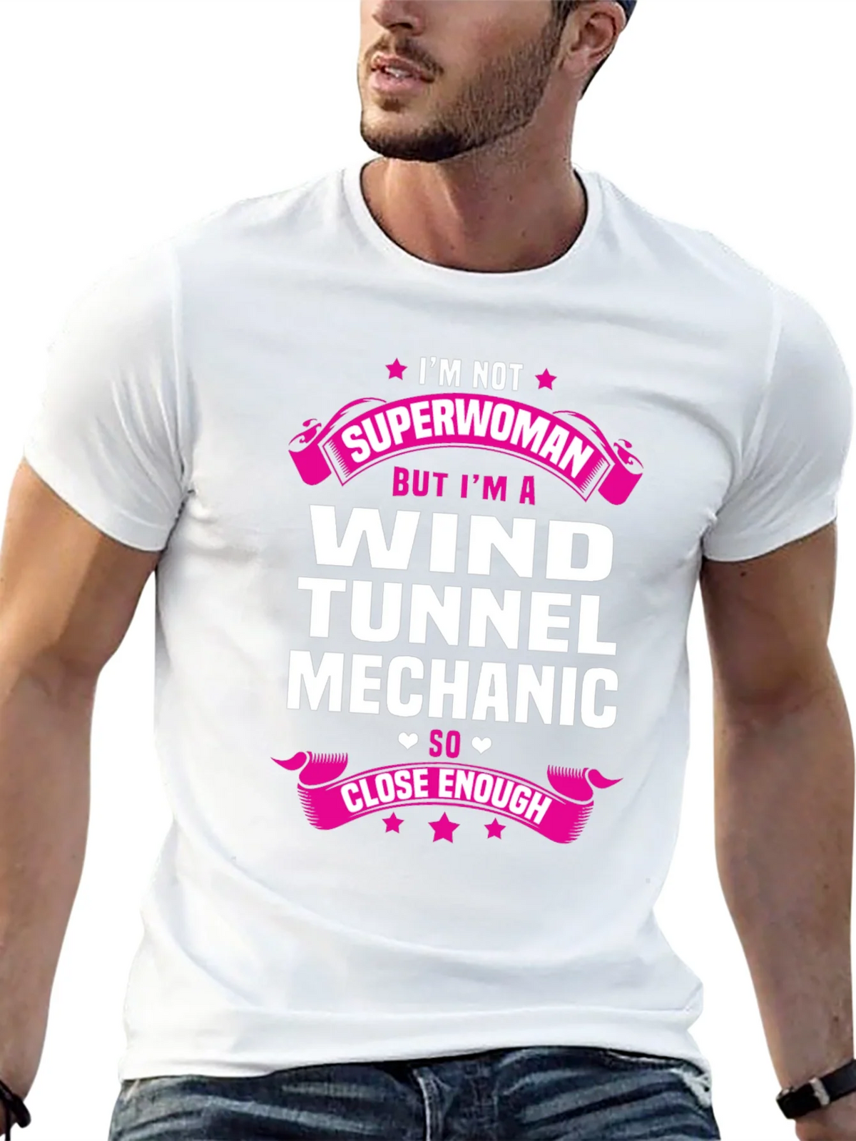 Wind Tunnel Mechanic Superwoman T-Shirt