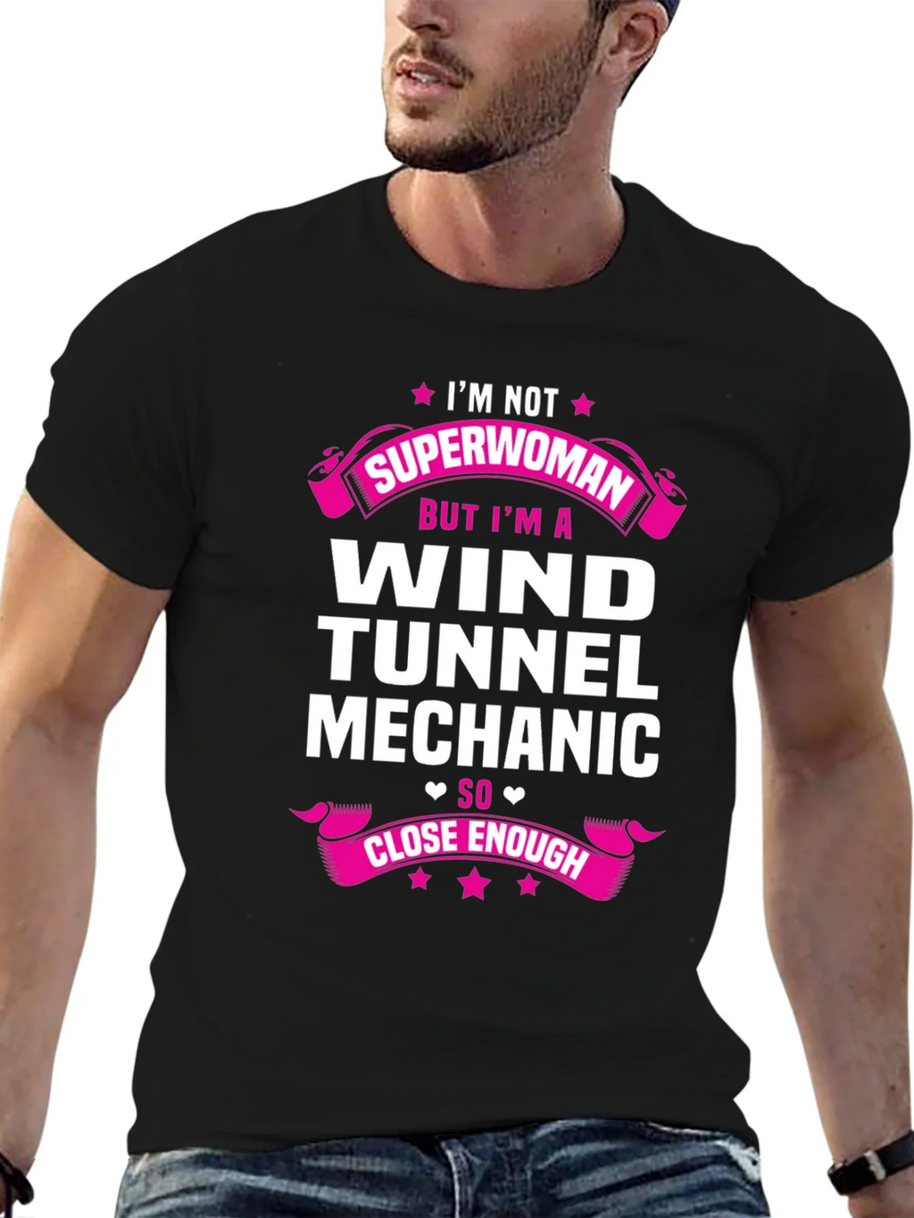 Wind Tunnel Mechanic Superwoman T-Shirt