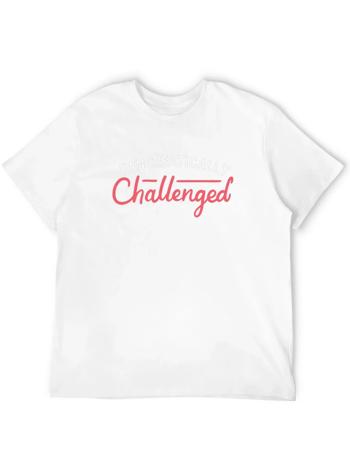 Pancreatically Challenged Black Graphic Tee