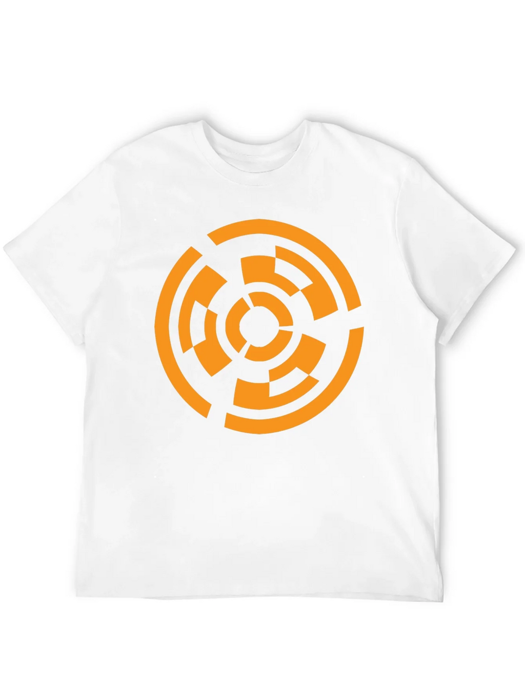 Geometric Circle Graphic T-Shirt - Black