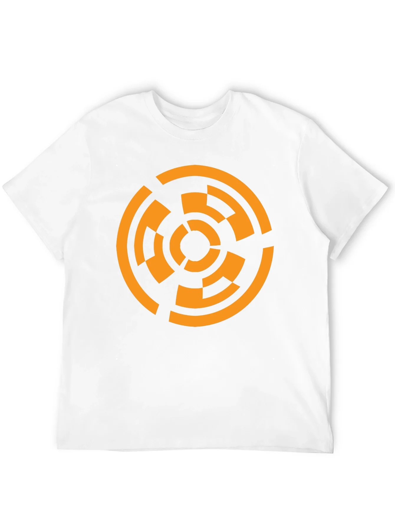 Geometric Circle Graphic T-Shirt - Black