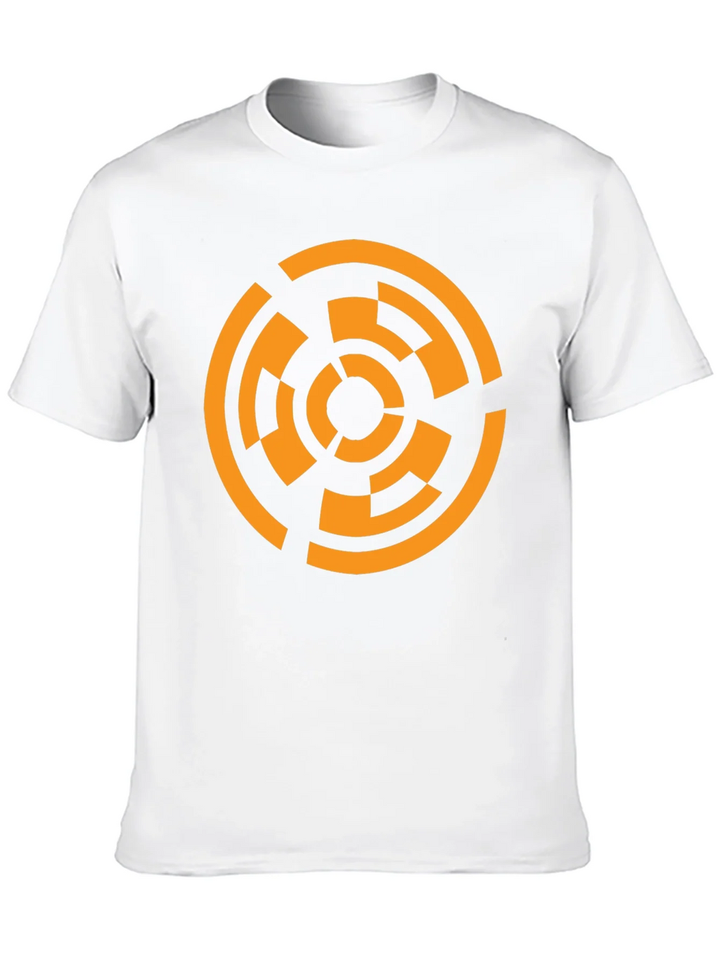 Geometric Circle Graphic T-Shirt - Black